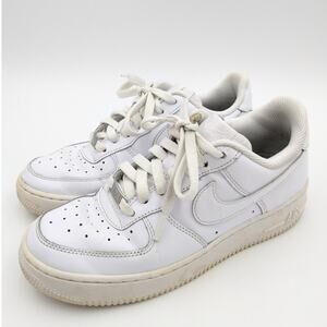Nike Air Force 1 '07 Low Triple White Sneakers Shoes Women's Size US7.5 EU38.5